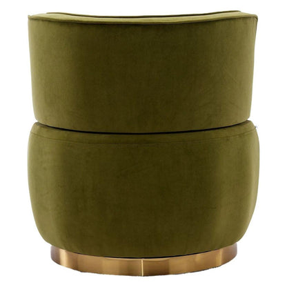 360 Degree Swivel Cuddle Barrel Accent Sofa Chairs, Round Armchairs with Wide Upholstered, Fluffy Velvet Fabric Chair for Living Room, Bedroom, Office, Waiting Rooms