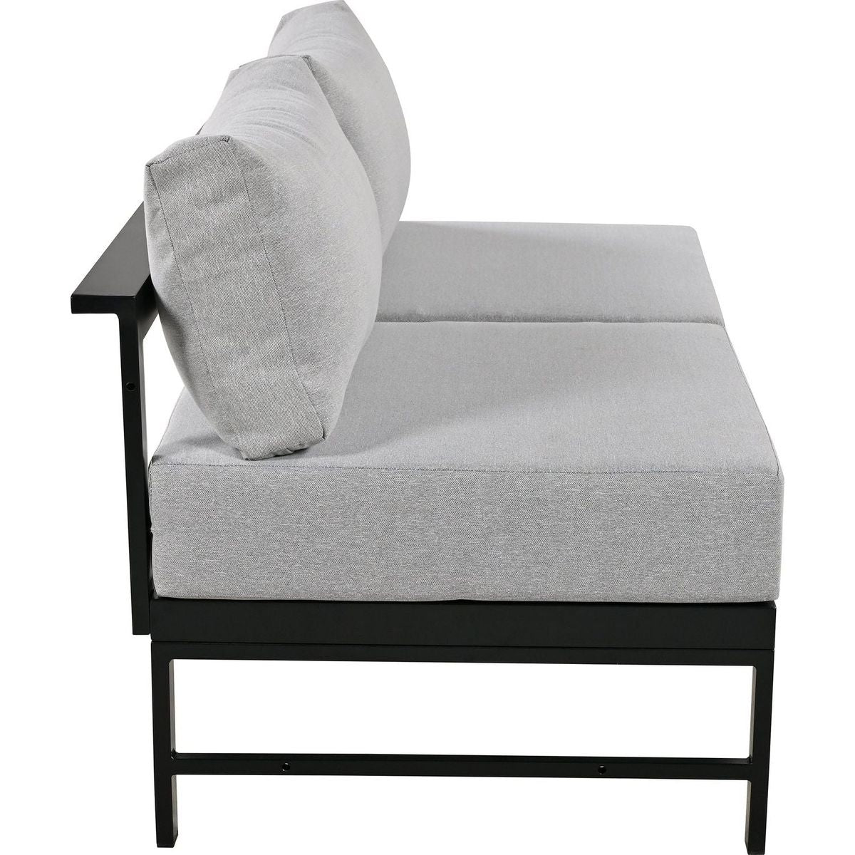 U-shaped multi-person outdoor sofa set, suitable for gardens, backyards, and balconies.