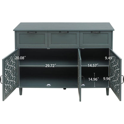 3 Door 3 Drawer Cabinet, American Furniture, Suitable for Bedroom, Living Room, Study