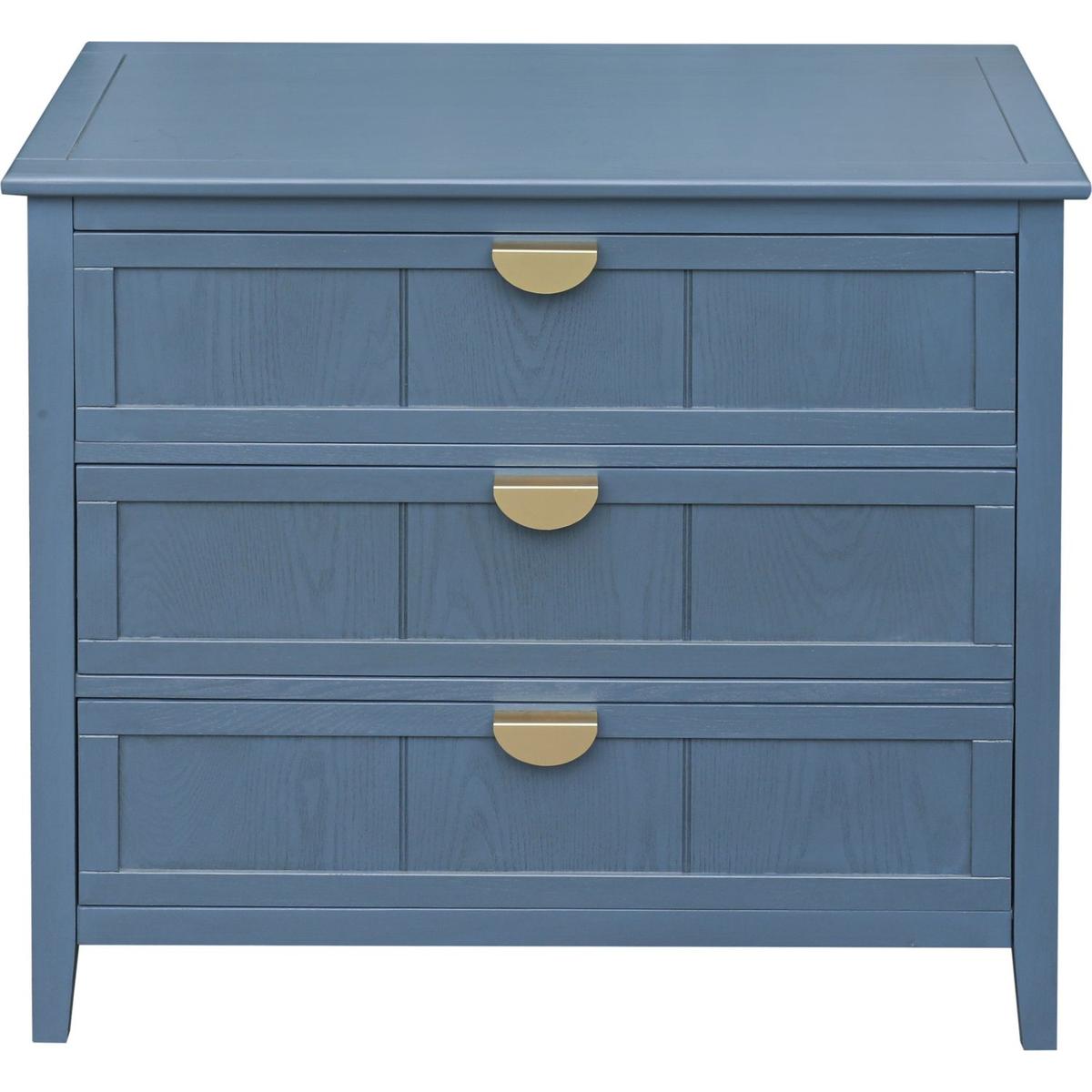 3 Drawer Cabinet, American Furniture,Suitable for bedroom, living room, study