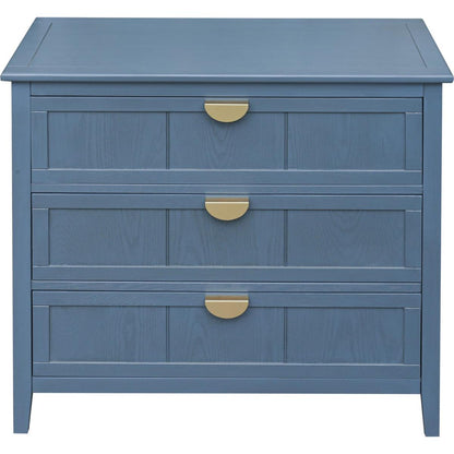 3 Drawer Cabinet, American Furniture,Suitable for bedroom, living room, study