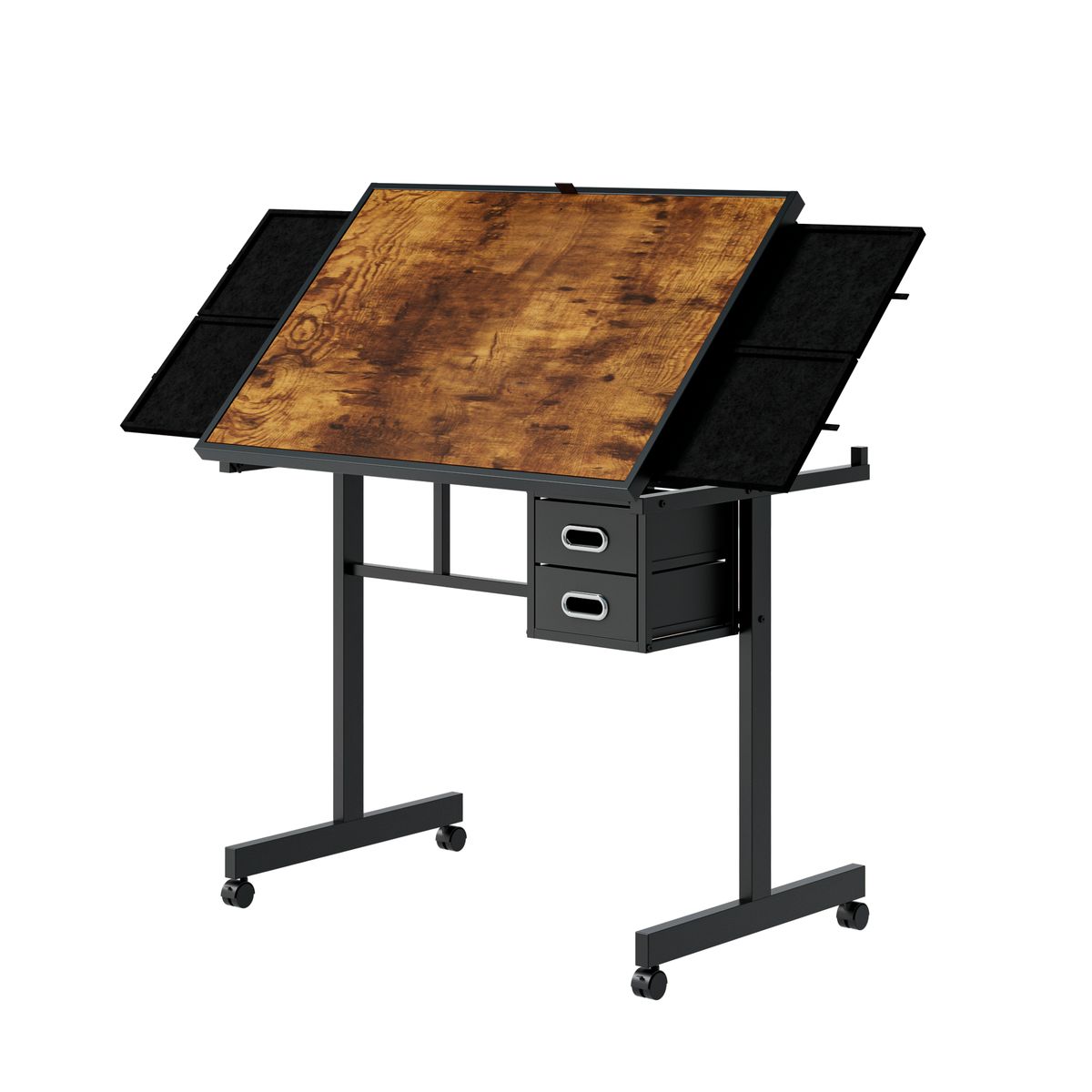 1000 pieces Jigsaw Puzzle metal Table board for adults gift with 4 trays and 2 Drawers - Streamdale Furniture