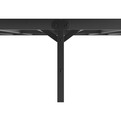 Metal Platform Bed frame with Headboard, Sturdy Metal Frame, No Box Spring Needed(Queen)