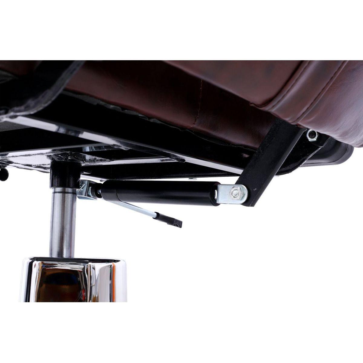 Artist hand Hair Stylist All Purpose Barber Chair for Barbershop Salon Chair,Heavy Duty Hydraulic Barber Chair Spa Furniture Shampoo Reclining Extra Wider Seat Beauty Hair Salon Equipment, brown