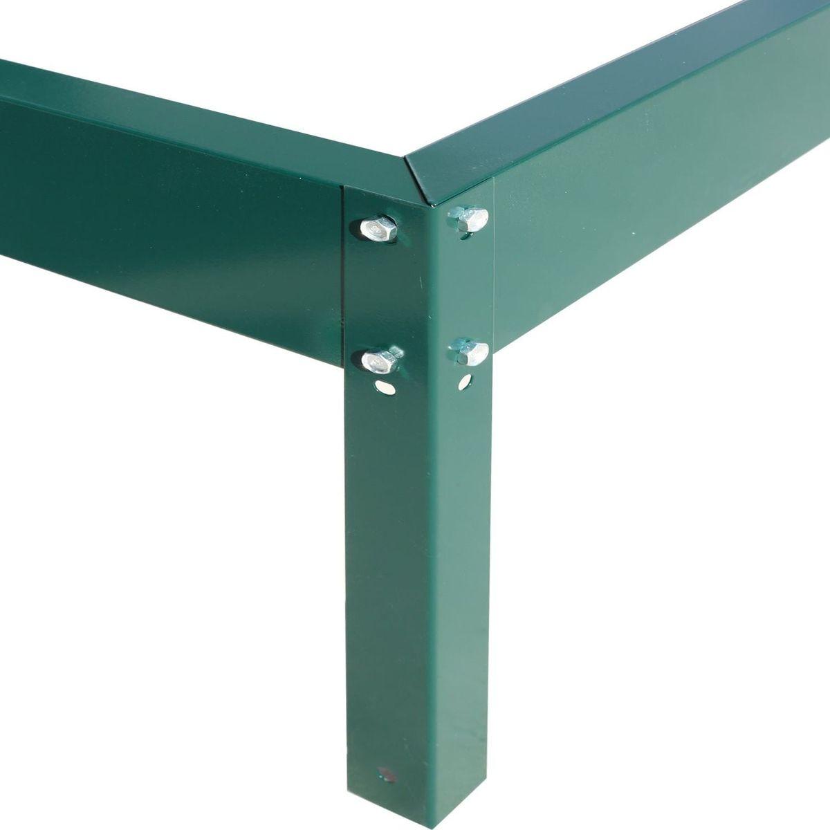 6.3'x6.2'x7' Polycarbonate Greenhouse, Heavy Duty Outdoor Aluminum Walk-in Green House Kit with Rain Gutter, Vent and Door for Backyard Garden, color green