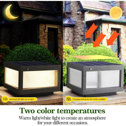 Solar Wall Lamp With Dimmable LED