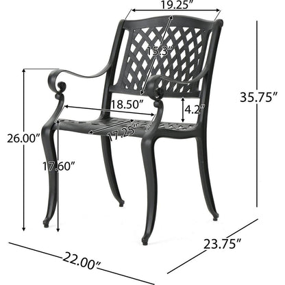 CAYMAN ARCH MESH I CHAIR(set of 2)