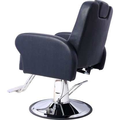 Artist hand Hair Stylist All Purpose Barber Chair for Barbershop Salon Chair,Heavy Duty Hydraulic Barber Chair Spa Furniture Shampoo Reclining Extra Wider Seat Beauty Hair Salon Equipment black