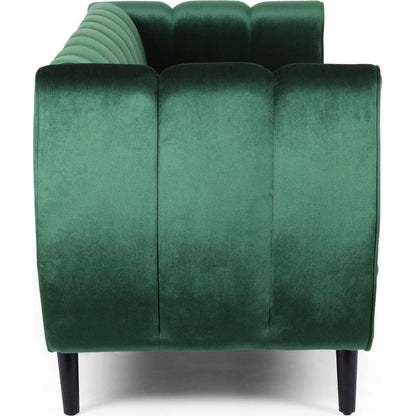 Miranda Velvet 3-Seater Sofa - Streamdale Furniture