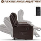 Lift Chairs Recliner for Elderly Heat and Massage Chair Recliner Electric Power Recliner with Cup holder Extended Footrest USB & Type C Ports