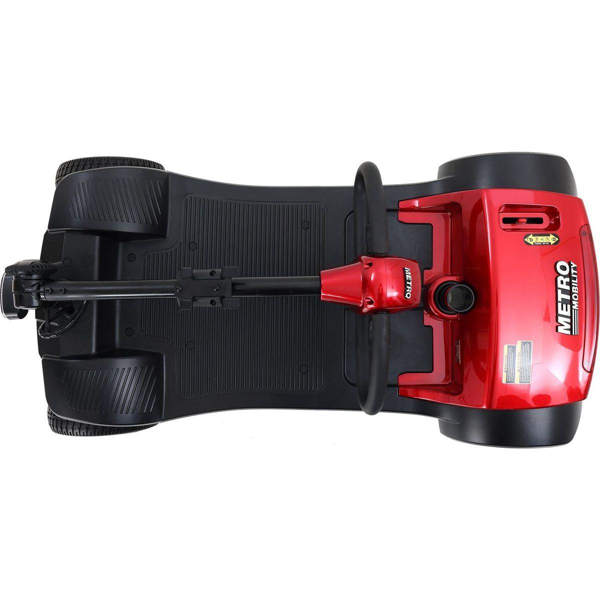 MAX SPORT RED 4 Wheels Outdoor Compact Mobility Scooter with 2pcsx12AH Lead acid Battery