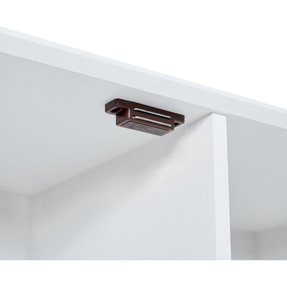 Bathroom Storage Cabinet with Doors and Drawers, Multiple Storage Space, Freestanding Style, Open Shelve, Adjustable Shelf, White