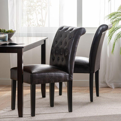 BROXTON KD TUFT DINING CHAIR