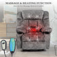 Power Lift Recliner Chair Recliners for Elderly with Heat and Massage Recliner Chair for Living Room with Infinite Position and Double Side Pocket Power Lift Recliner Chair