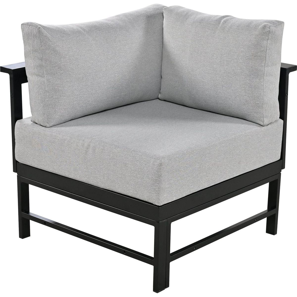 U-shaped multi-person outdoor sofa set, suitable for gardens, backyards, and balconies.