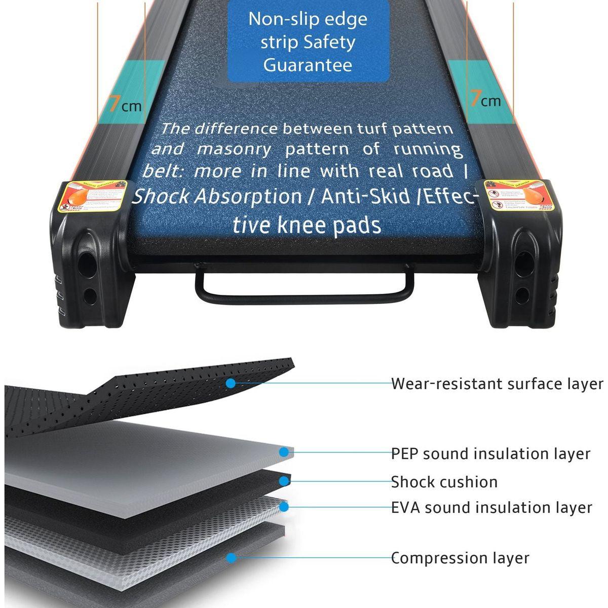 Folding Electric 3.5HP Treadmill With Incline Medium Running Machine Motorised LCD Gym 330lbs Folding Treadmill Electric Motorized Power 14.8KM/H Running Fitness Machine Gym