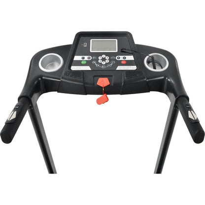 Folding Electric 3.5HP Treadmill With Incline Medium Running Machine Motorised LCD Gym 330lbs Folding Treadmill Electric Motorized Power 14.8KM/H Running Fitness Machine Gym