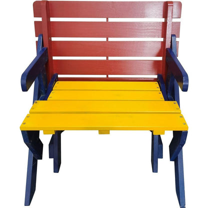 KID'S MULTI-FUNCTIONAL ARM CHAIR,TABLE+ 2 BENCHES (All-in-one)