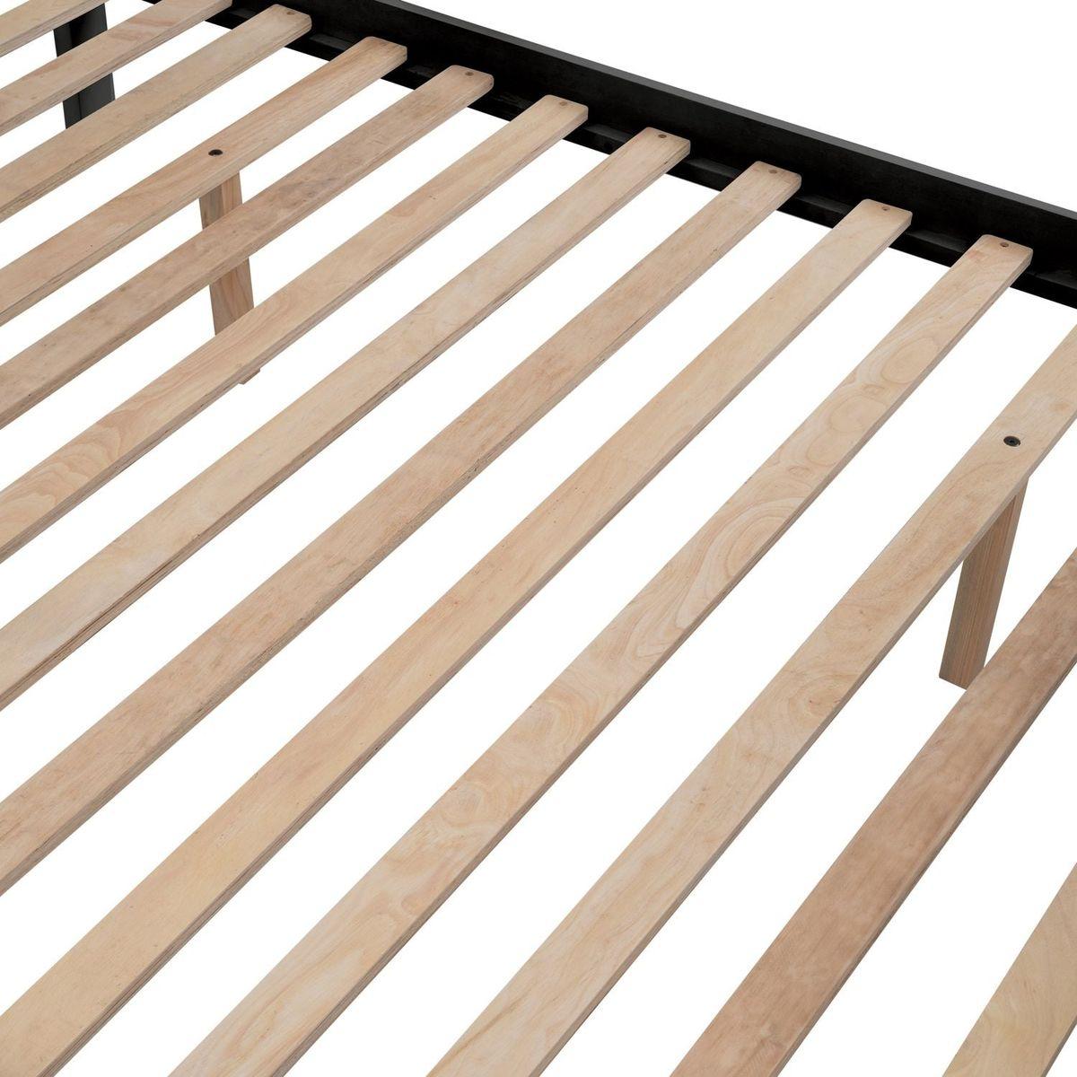Twin-Over-Full Bunk Bed with Twin size Trundle, Storage and Guard Rail for Bedroom, Dorm, for Adults, Espresso