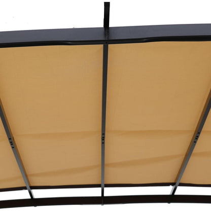 Universal Canopy Cover Replacement for 12x9 Ft Curved Outdoor Pergola Structure
