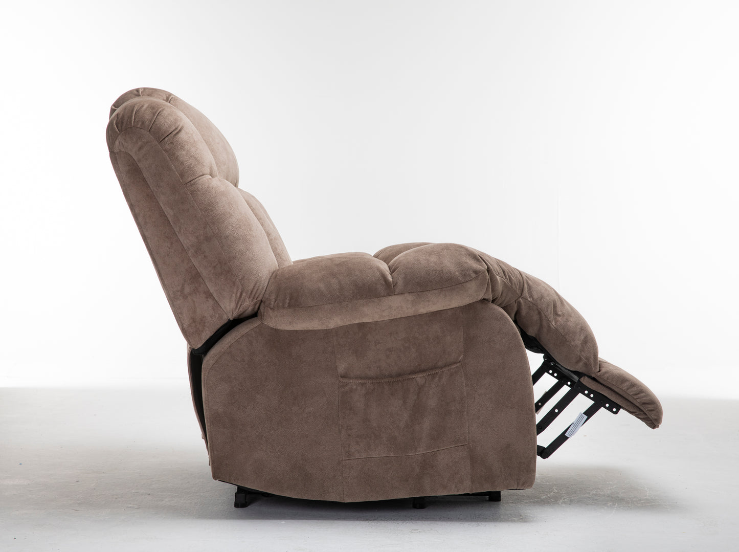 Power Lift Recliner Chair for Elderly- Heavy Duty and Safety Motion Reclining Mechanism-Fabric Sofa Living Room Chair