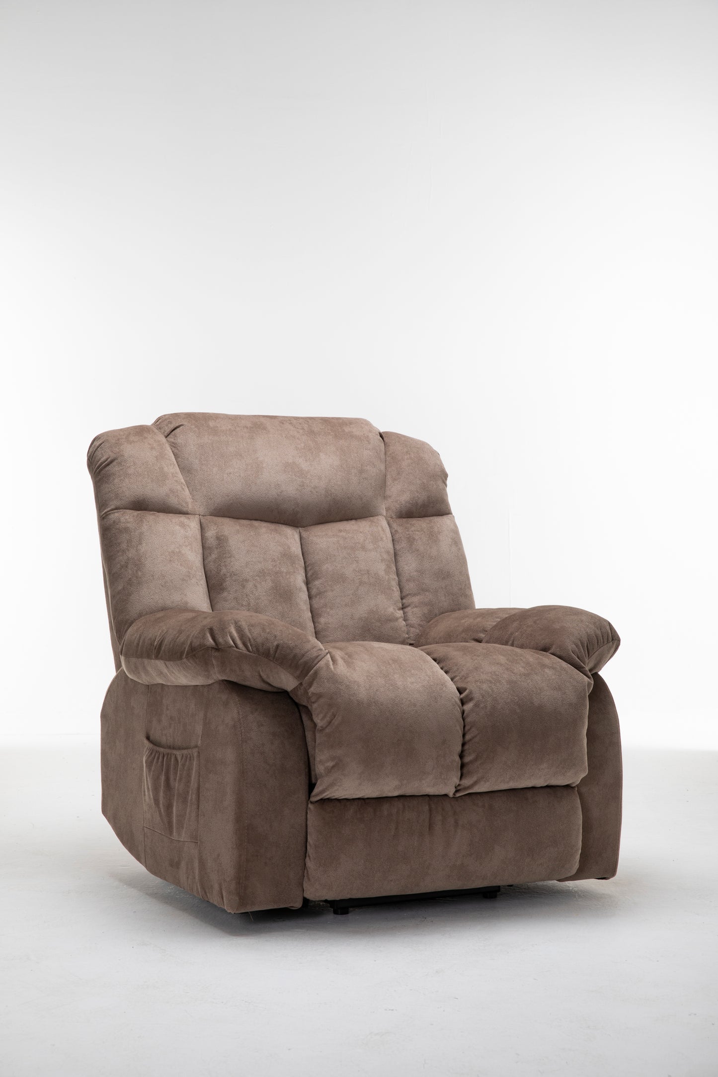 Power Lift Recliner Chair for Elderly- Heavy Duty and Safety Motion Reclining Mechanism-Fabric Sofa Living Room Chair