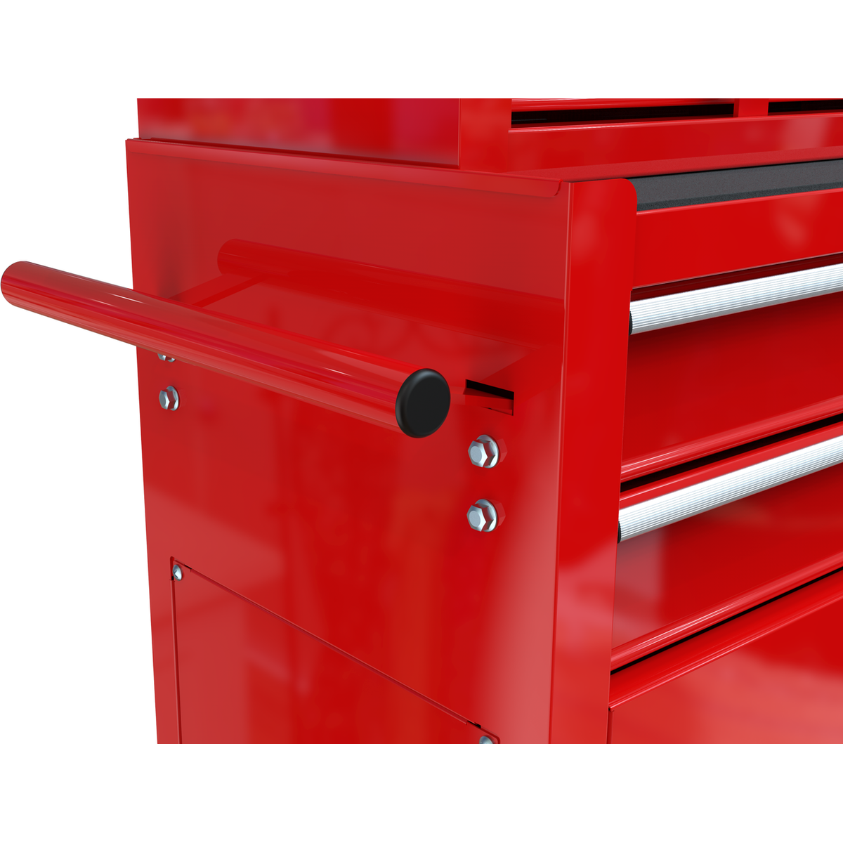 High Capacity Rolling Tool Chest with Wheels and Drawers, 8-Drawer Tool Storage Cabinet--RED