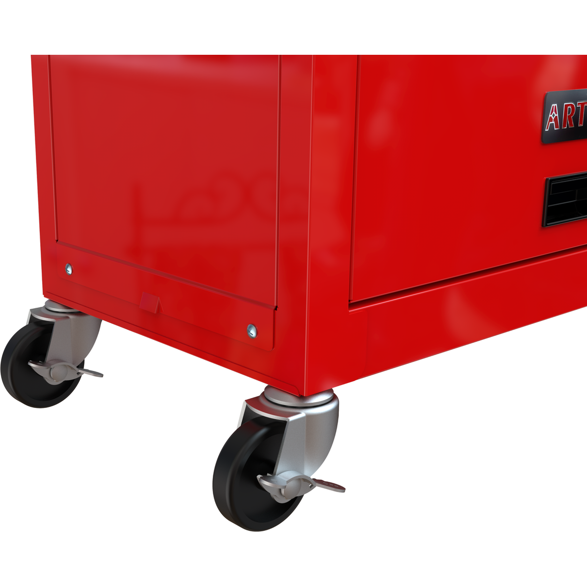 High Capacity Rolling Tool Chest with Wheels and Drawers, 8-Drawer Tool Storage Cabinet--RED