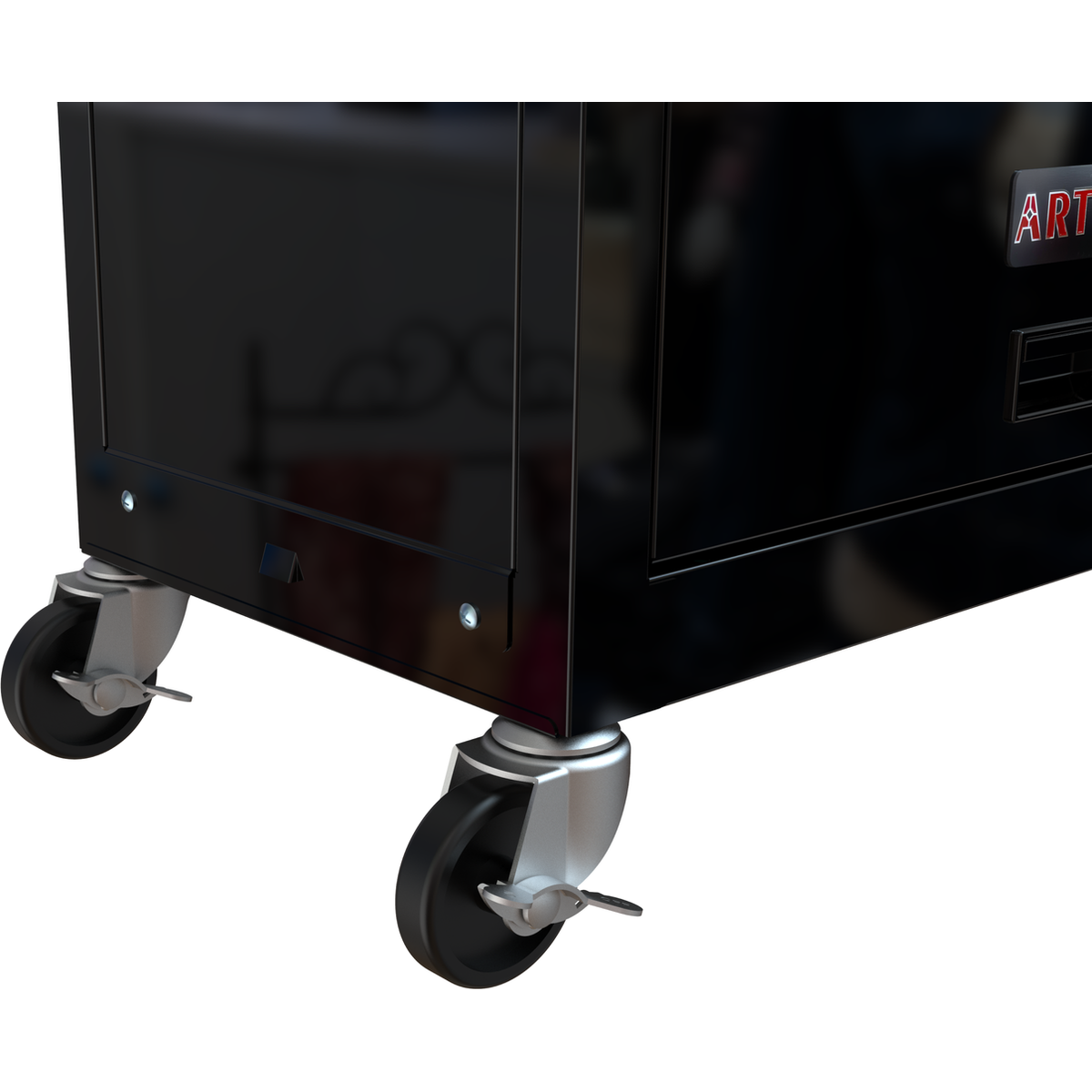 High Capacity Rolling Tool Chest with Wheels and Drawers, 8-Drawer Tool Storage Cabinet--BLACK