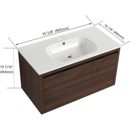 36 Inch Bathroom Vanity With Gel Sink