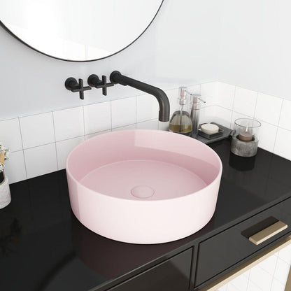 Ceramic Circular Vessel Bathroom Sink Art Sink