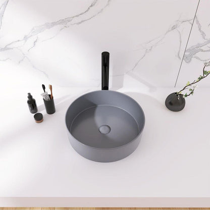 Ceramic Circular Vessel Bathroom Sink Art Sink