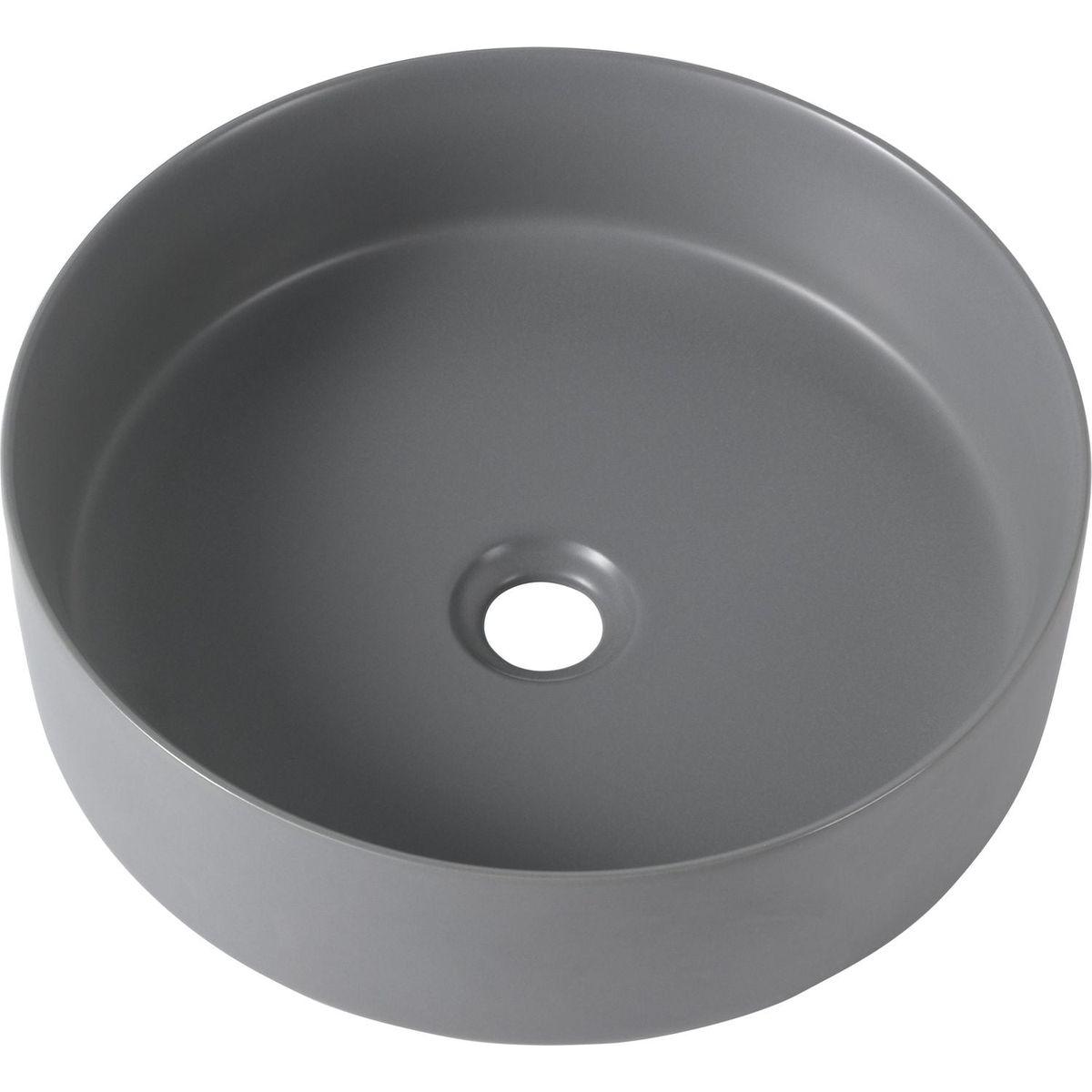 Ceramic Circular Vessel Bathroom Sink Art Sink