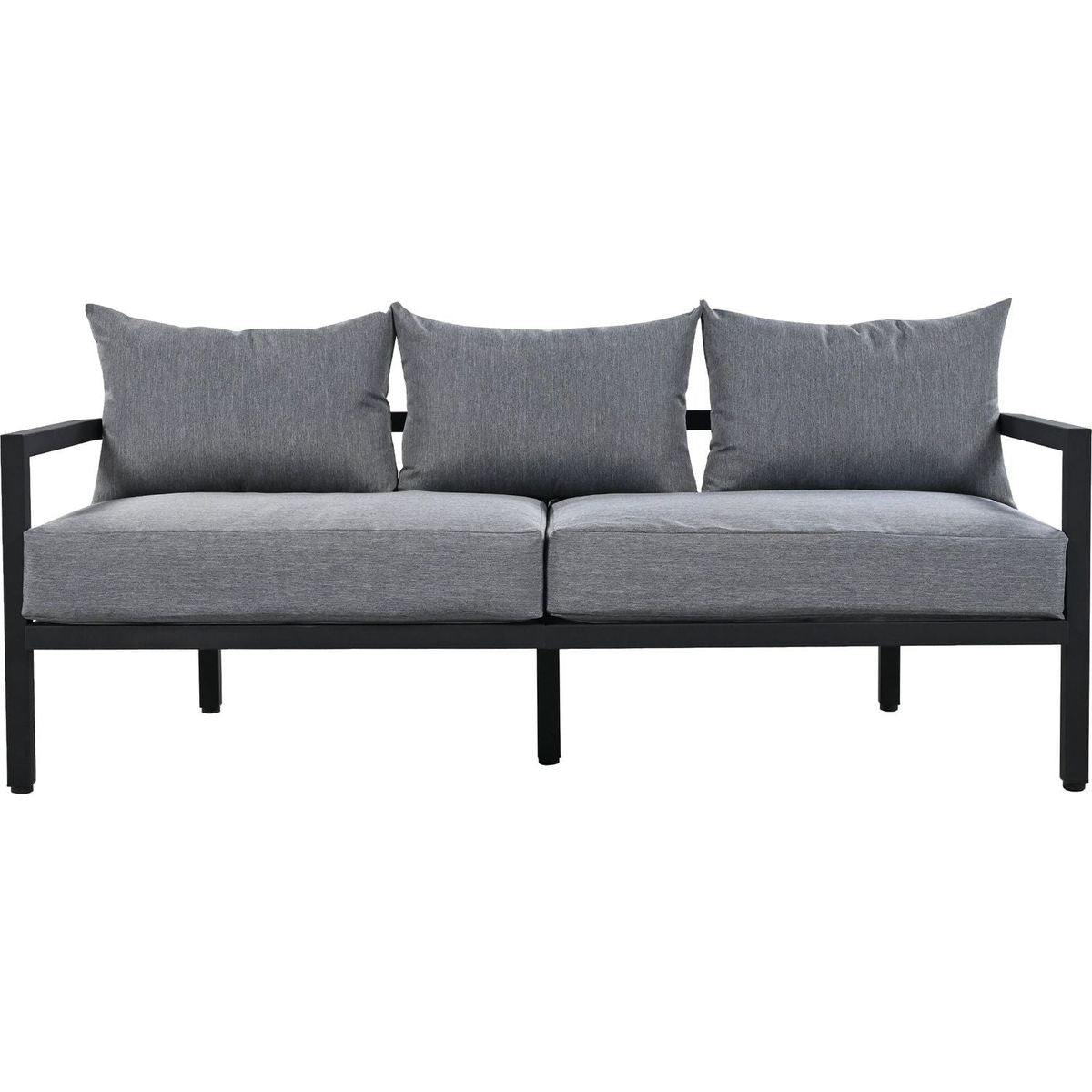 Multi-person Outdoor Steel Sofa Set, Waterproof, Anti-rust and Anti-uv, Suitable for Gardens and Lawns