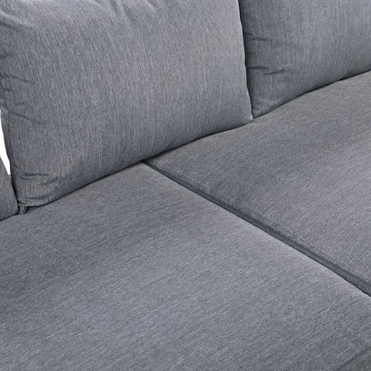 Multi-person Outdoor Steel Sofa Set, Waterproof, Anti-rust and Anti-uv, Suitable for Gardens and Lawns