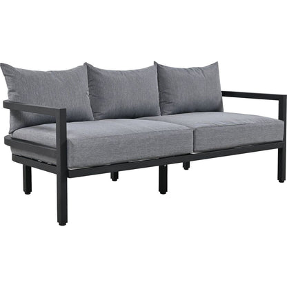 Multi-person Outdoor Steel Sofa Set, Waterproof, Anti-rust and Anti-uv, Suitable for Gardens and Lawns