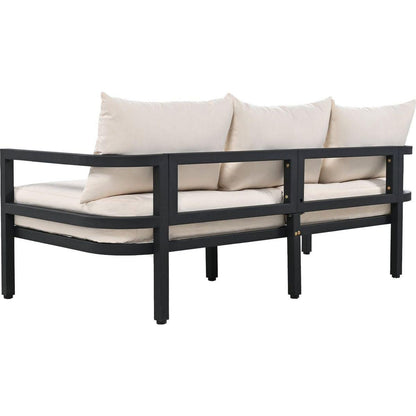 Multi-person Outdoor Steel Sofa Set, Waterproof, Anti-rust and Anti-uv, Suitable for Gardens and Lawns