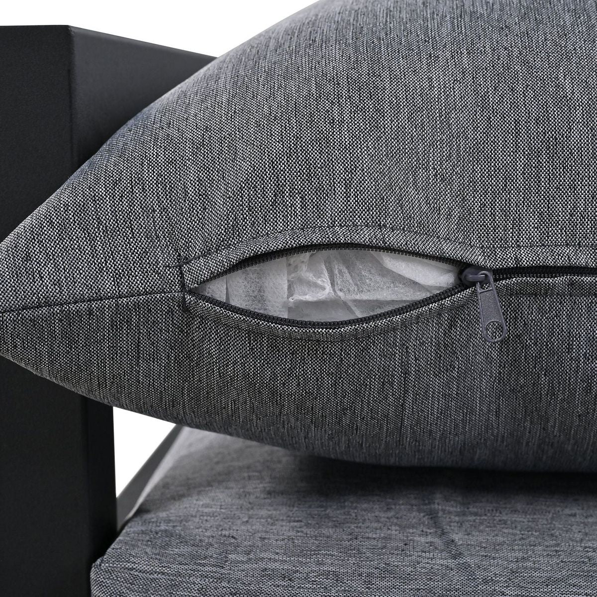 Multi-person Outdoor Steel Sofa Set, Waterproof, Anti-rust and Anti-uv, Suitable for Gardens and Lawns