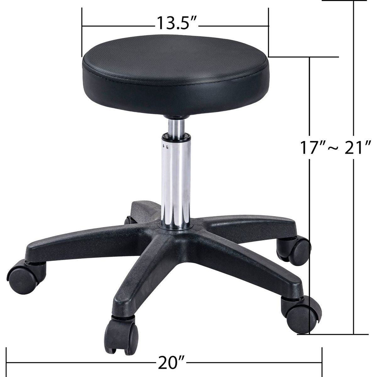 Massage Salon Tattoo Chair with Two Trays Esthetician Bed with Hydraulic Stool,Multi-Purpose 3-Section Facial Bed Table, Adjustable Beauty Barber Spa Beauty Equipment, Black