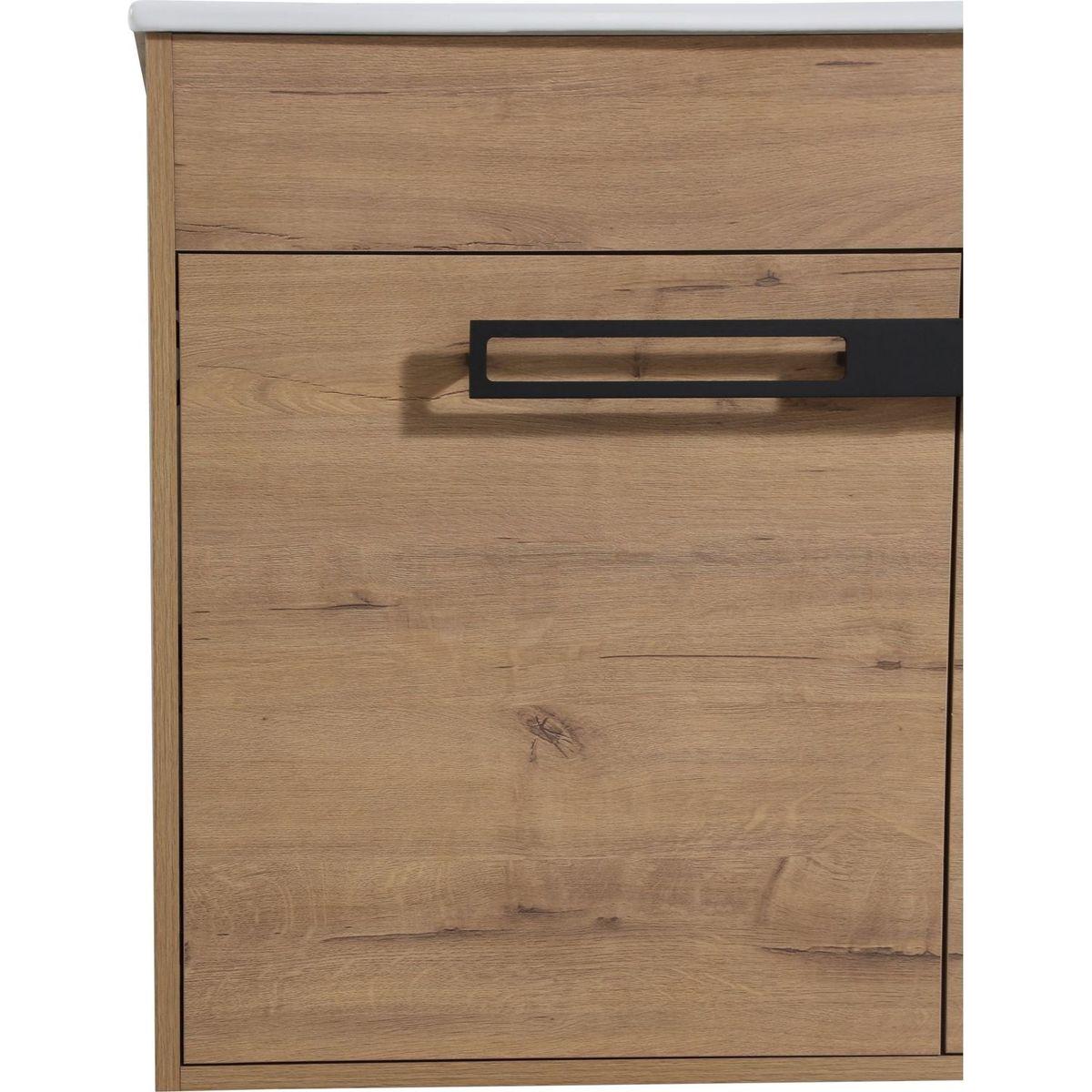 30 Inch Freestanding Bathroom Vanity or Floating is Optional Conversion.30x18-00330IMO-1(KD-Packing) Only Including Vanity