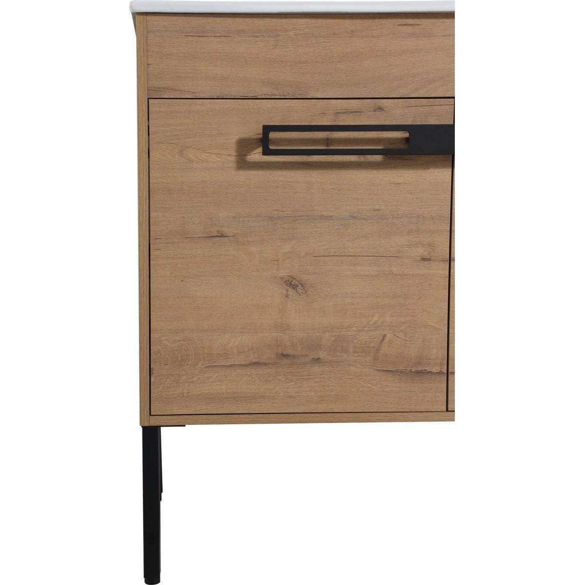30 Inch Freestanding Bathroom Vanity or Floating is Optional Conversion.30x18-00330IMO-1(KD-Packing) Only Including Vanity