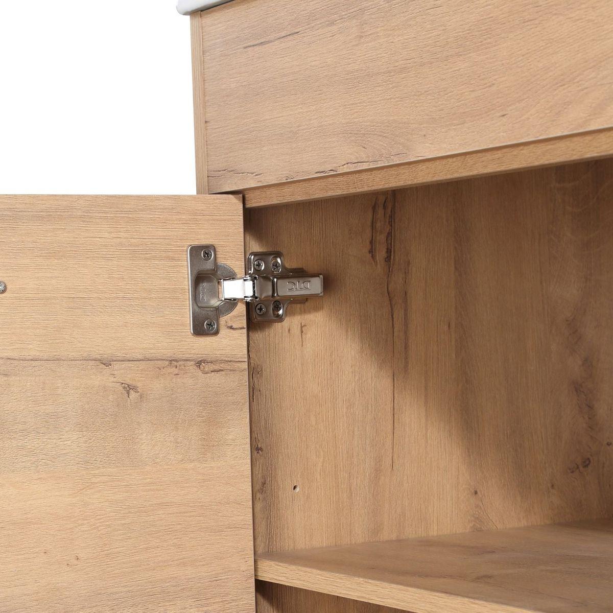 30 Inch Freestanding Bathroom Vanity or Floating is Optional Conversion.30x18-00330IMO-1(KD-Packing) Only Including Vanity