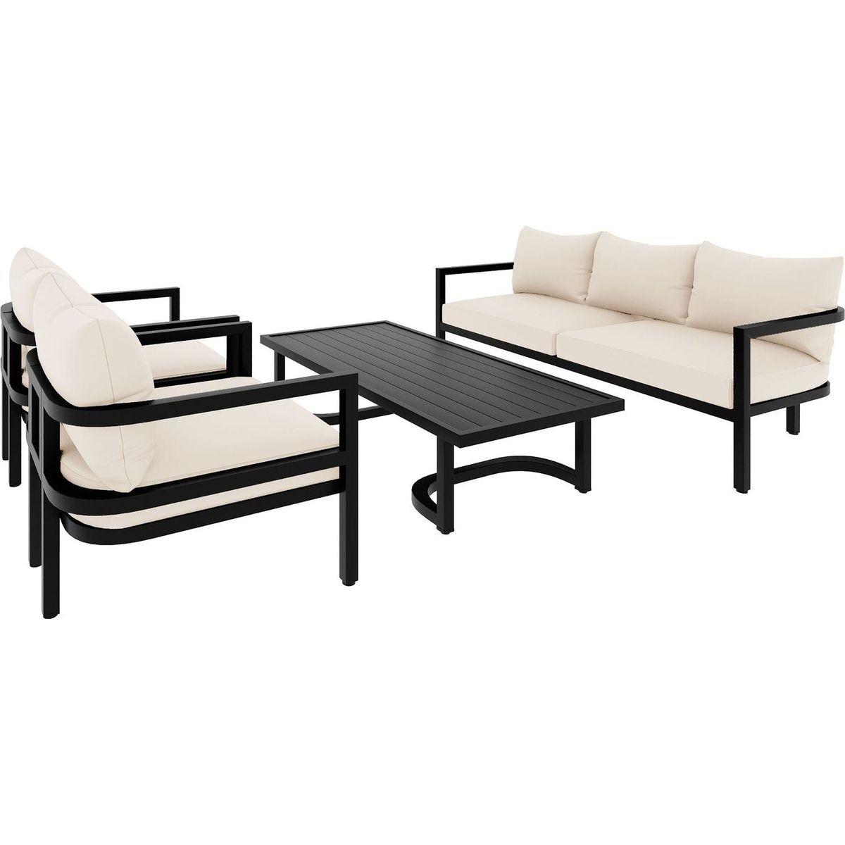 Multi-person Outdoor Steel Sofa Set, Waterproof, Anti-rust and Anti-uv, Suitable for Gardens and Lawns