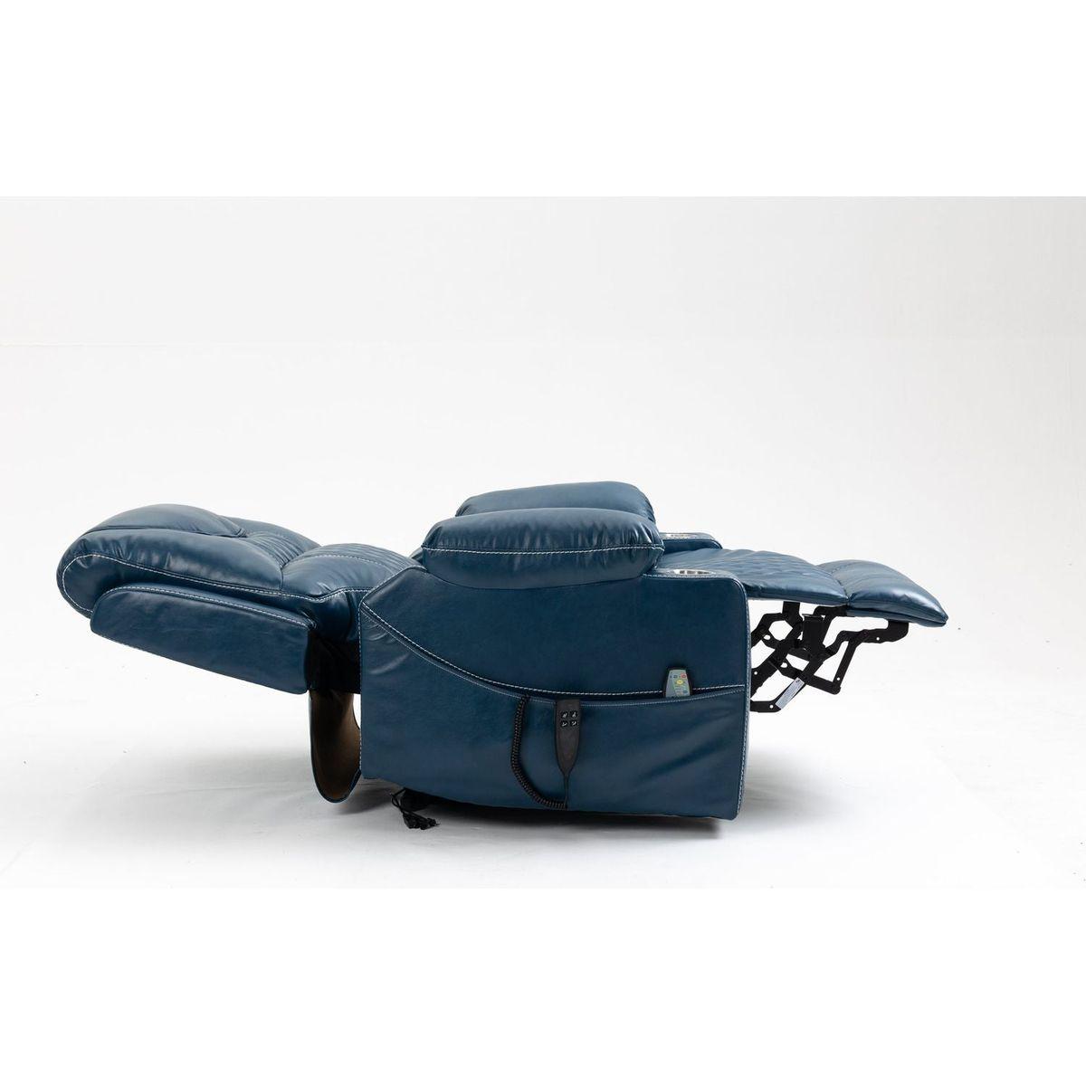 Lounge chair lift chair relax sofa chair sitting room furniture sitting room power supply elderly electric lounge chair (180 degree lying flat)