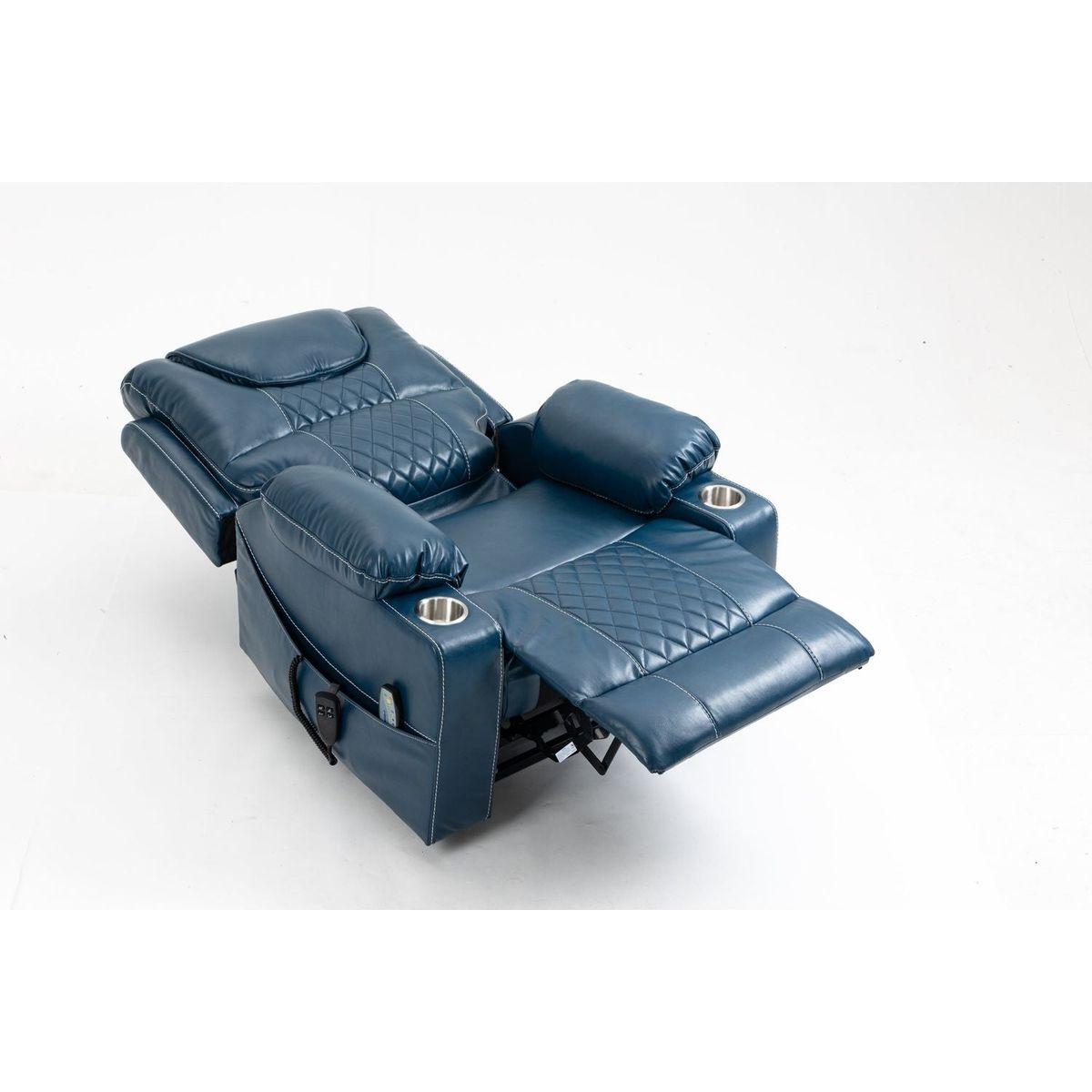 Lounge chair lift chair relax sofa chair sitting room furniture sitting room power supply elderly electric lounge chair (180 degree lying flat)