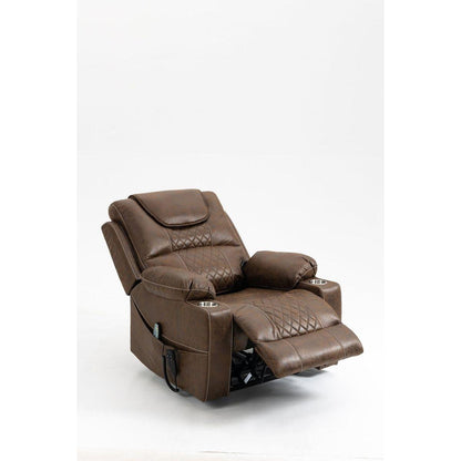 Lounge chair lift chair relax sofa chair sitting room furniture sitting room power supply elderly electric lounge chair (180 degree lying flat)
