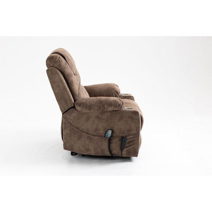 Lounge chair lift chair relax sofa chair sitting room furniture sitting room power supply elderly electric lounge chair (180 degree lying flat)