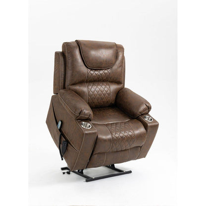 Lounge chair lift chair relax sofa chair sitting room furniture sitting room power supply elderly electric lounge chair (180 degree lying flat)