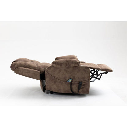 Lounge chair lift chair relax sofa chair sitting room furniture sitting room power supply elderly electric lounge chair (180 degree lying flat)