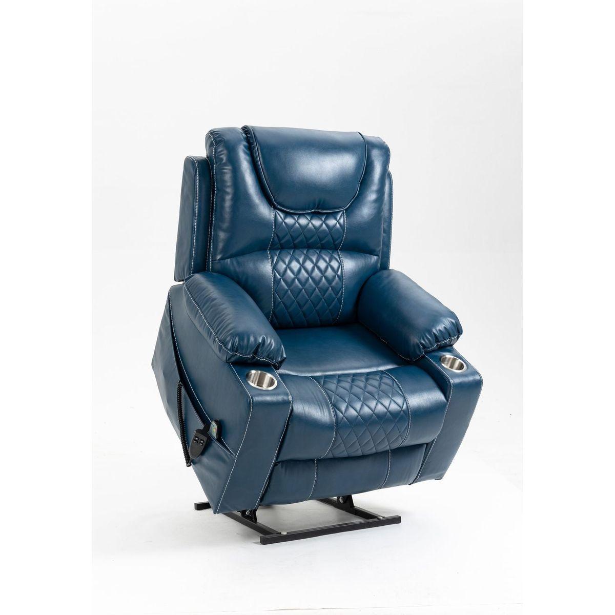 Lounge chair lift chair relax sofa chair sitting room furniture sitting room power supply elderly electric lounge chair (180 degree lying flat)